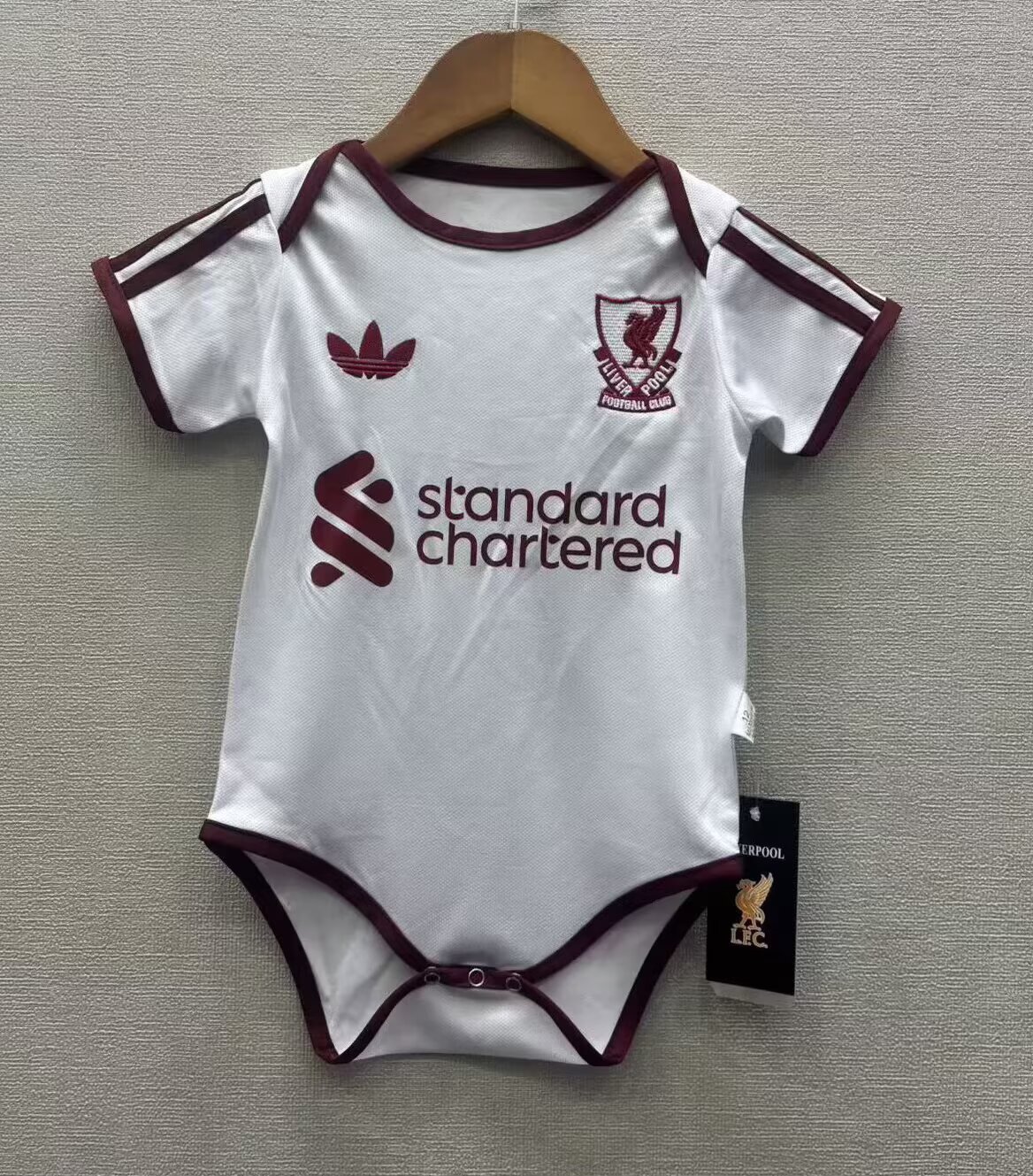Liverpool 26/27 Baby Away White Soccer Jersey
